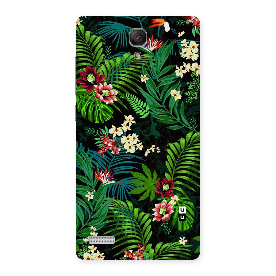 Green Leaf Design Back Case for Redmi Note Prime
