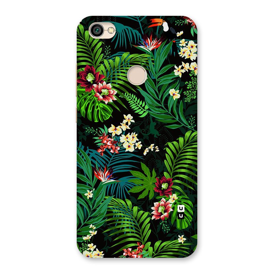 Green Leaf Design Back Case for Redmi Y1 2017