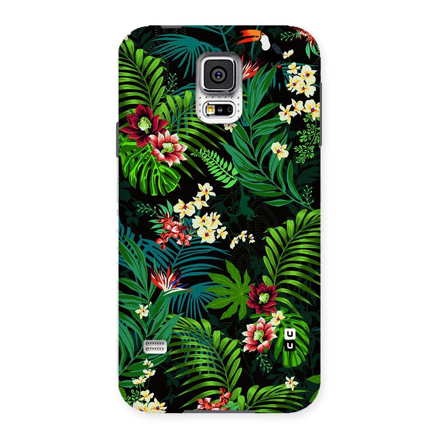 Green Leaf Design Back Case for Samsung Galaxy S5