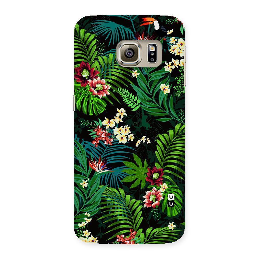 Green Leaf Design Back Case for Samsung Galaxy S6 Edge