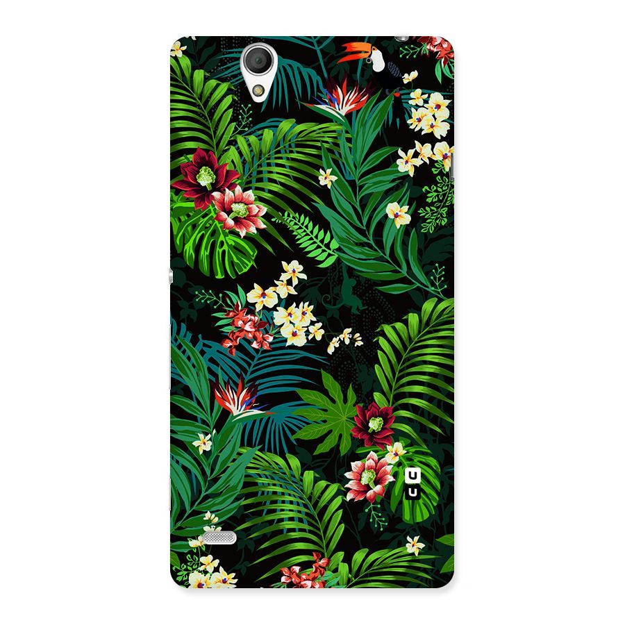 Green Leaf Design Back Case for Sony Xperia C4