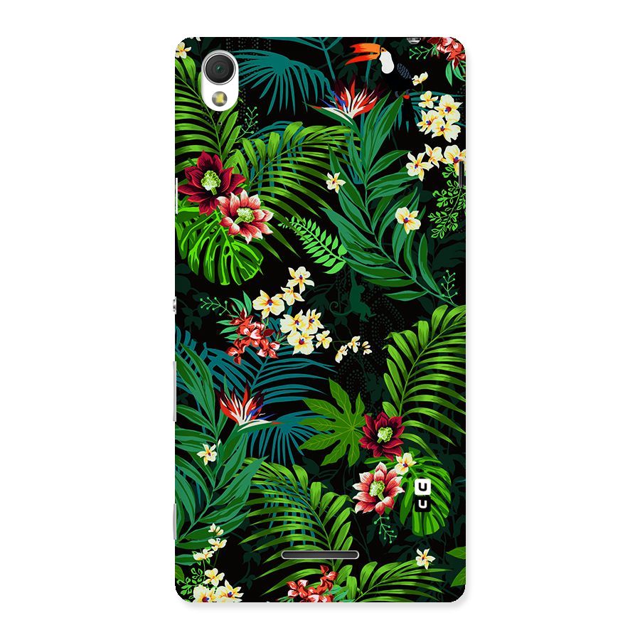 Green Leaf Design Back Case for Sony Xperia T3