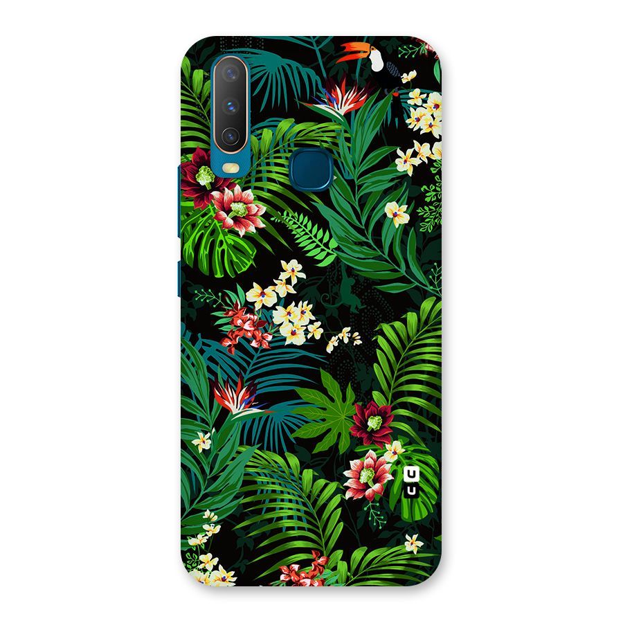 Green Leaf Design Back Case for Vivo U10