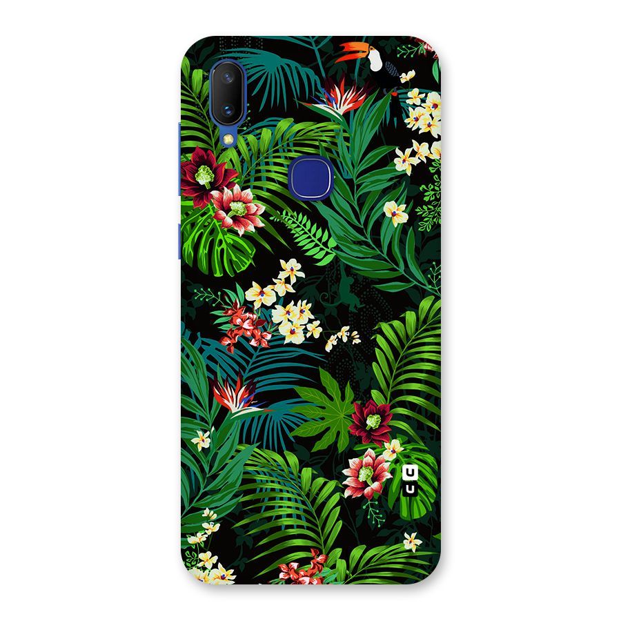 Green Leaf Design Back Case for Vivo V11