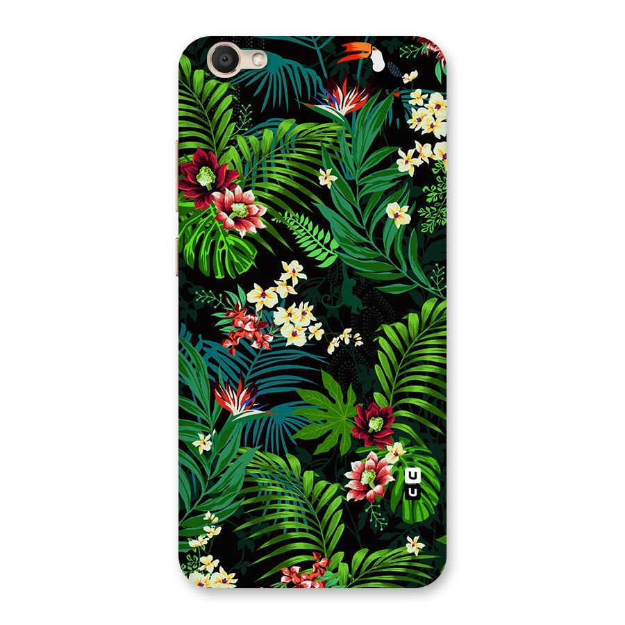 Green Leaf Design Back Case for Vivo V5