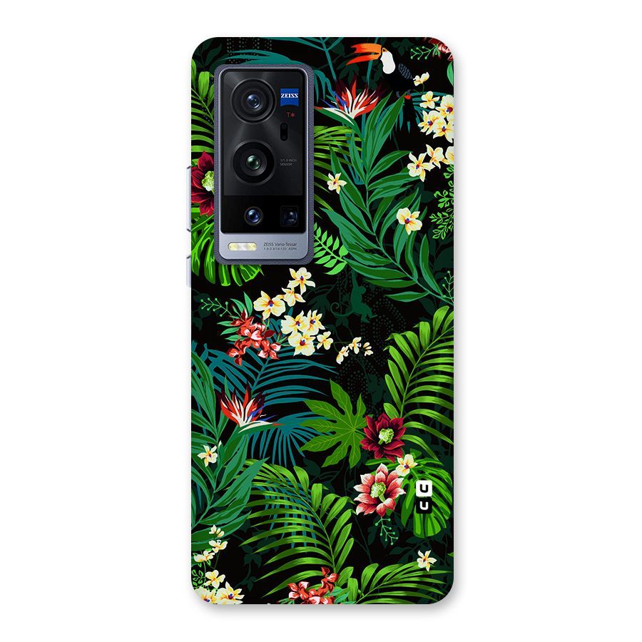 Green Leaf Design Back Case for Vivo X60 Pro Plus