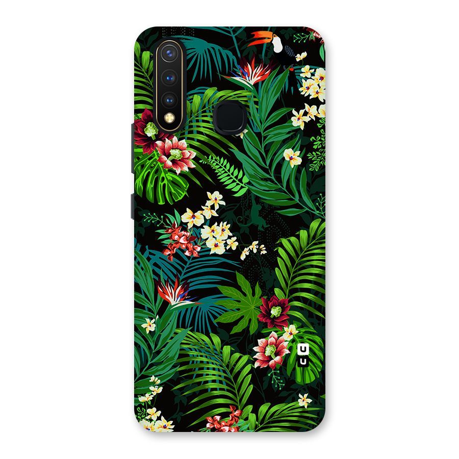 Green Leaf Design Back Case for Vivo Y19
