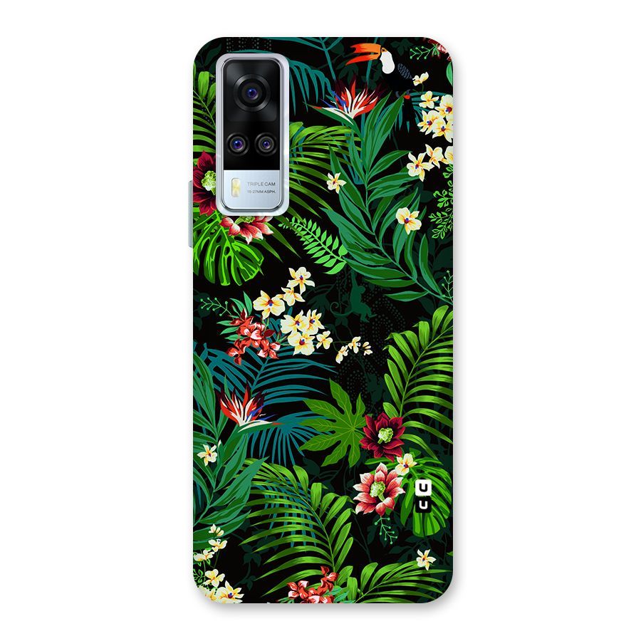 Green Leaf Design Back Case for Vivo Y31