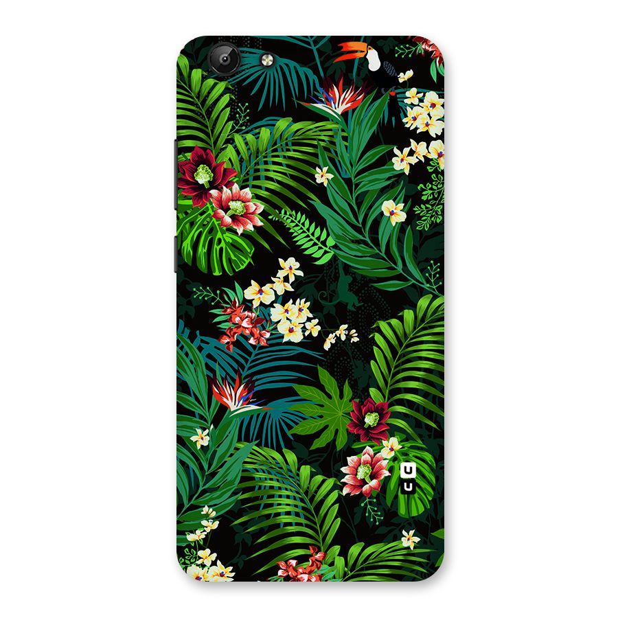 Green Leaf Design Back Case for Vivo Y69