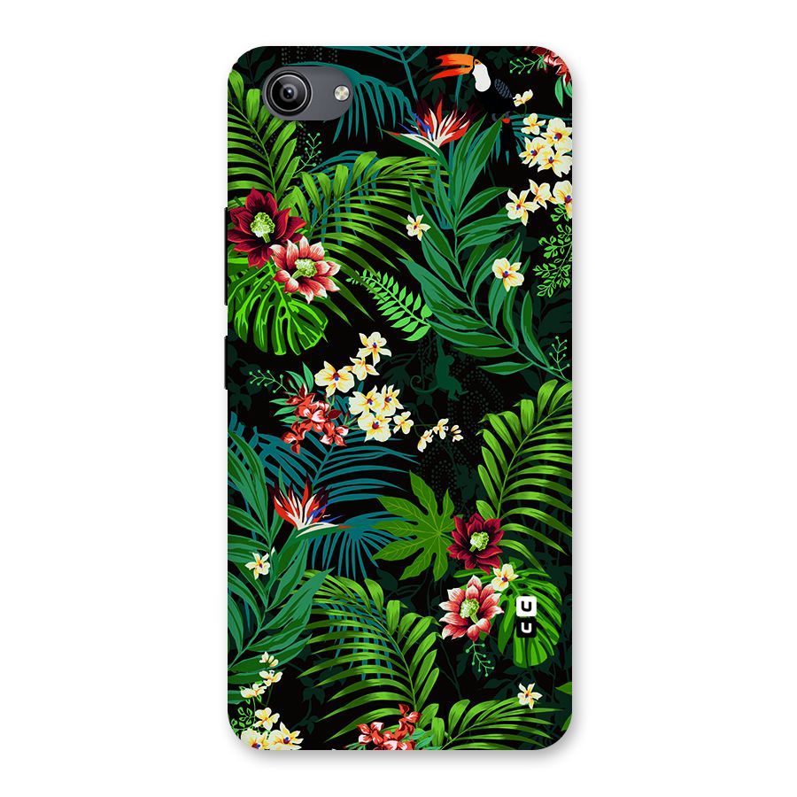 Green Leaf Design Back Case for Vivo Y81i