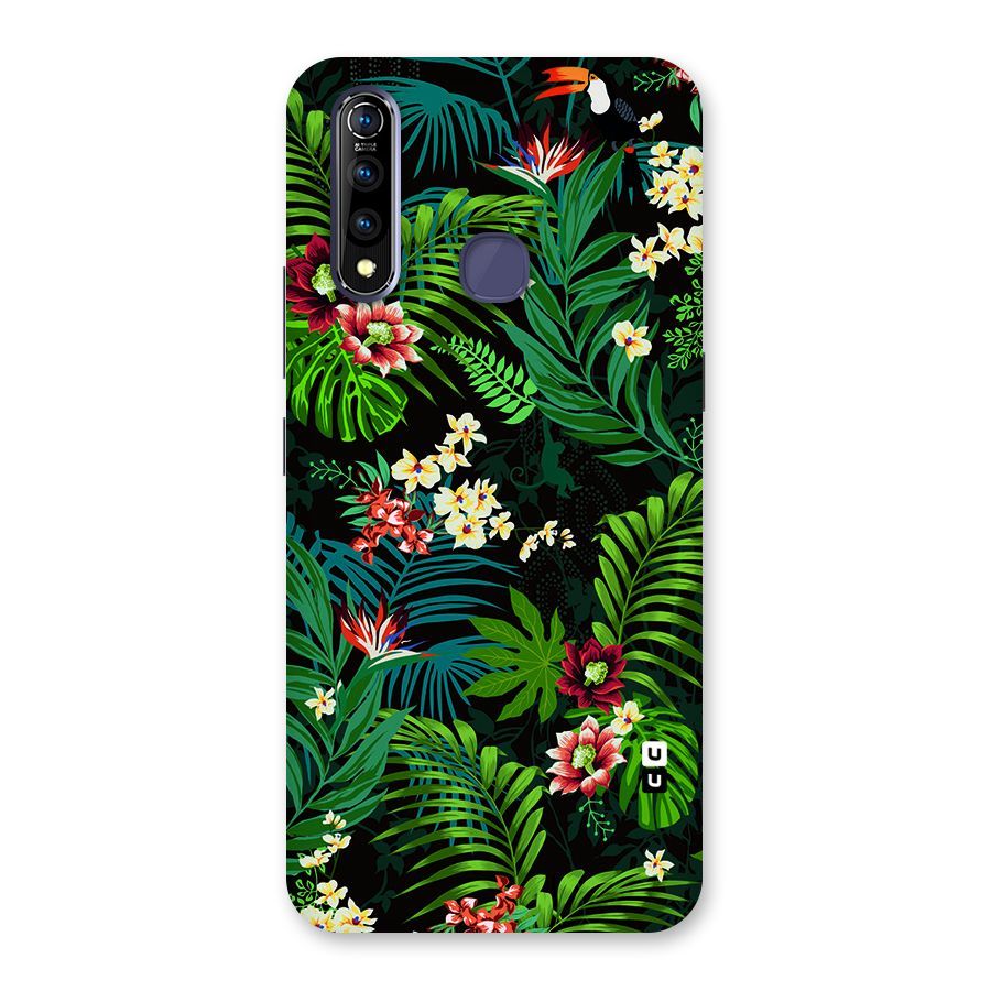 Green Leaf Design Back Case for Vivo Z1 Pro