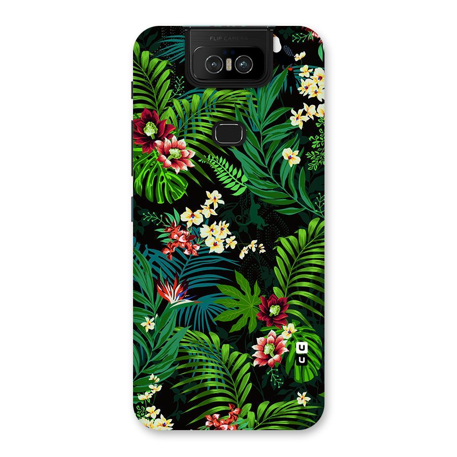 Green Leaf Design Back Case for Zenfone 6z
