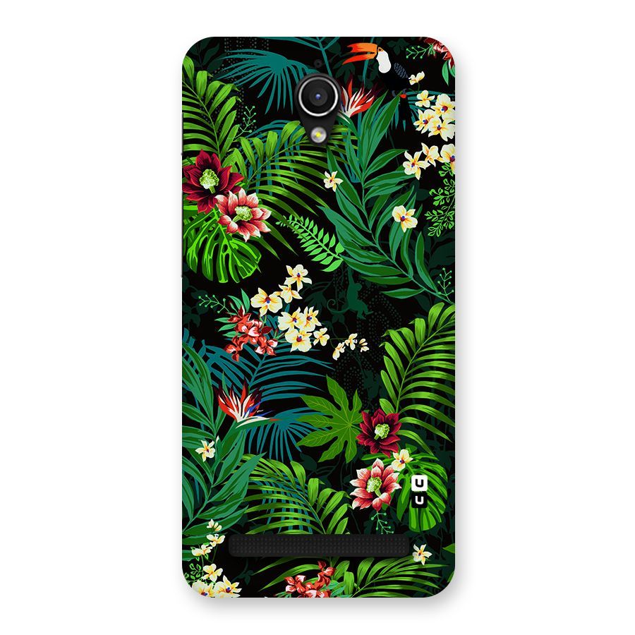 Green Leaf Design Back Case for Zenfone Go