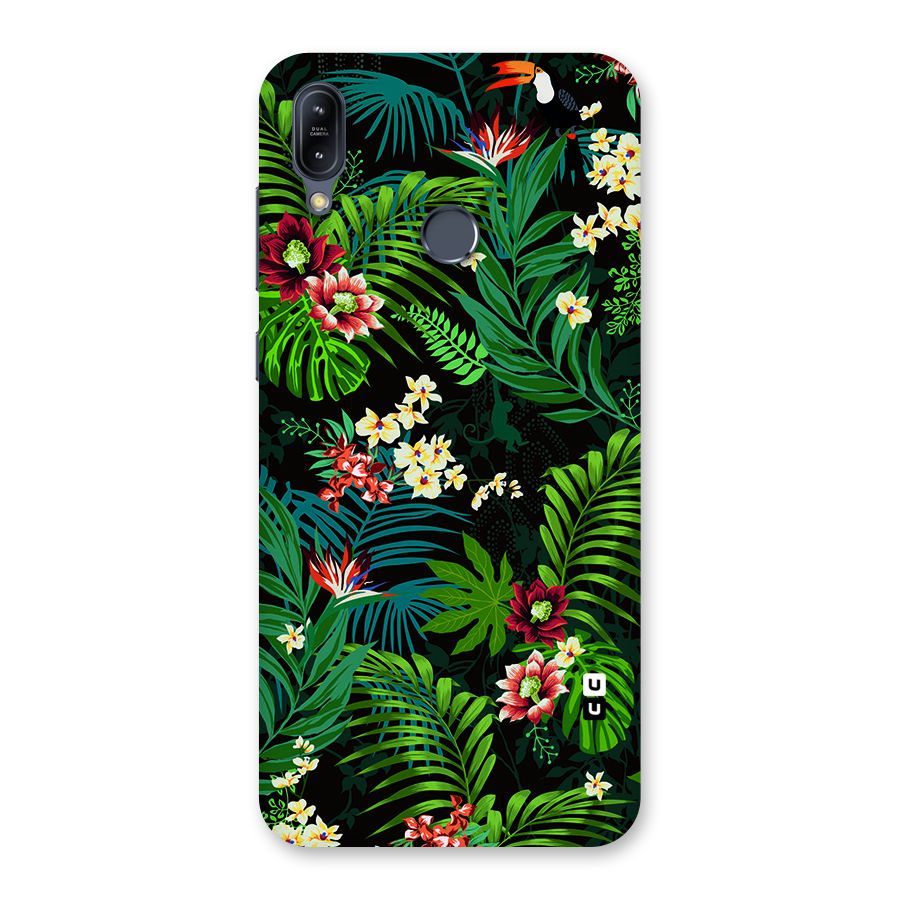 Green Leaf Design Back Case for Zenfone Max M2