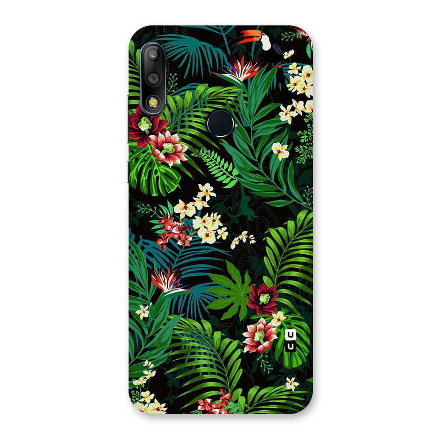 Green Leaf Design Back Case for Zenfone Max Pro M2