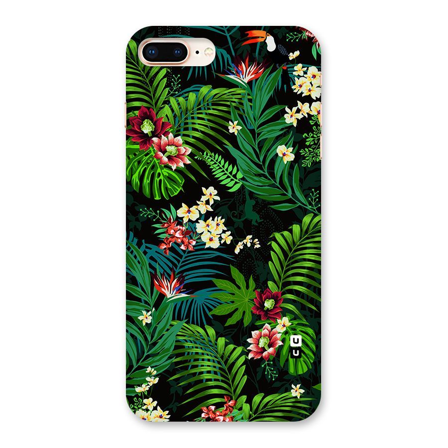 Green Leaf Design Back Case for iPhone 8 Plus