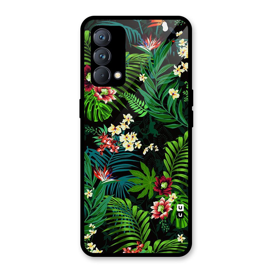 Green Leaf Design Glass Back Case for Realme GT Master Edition