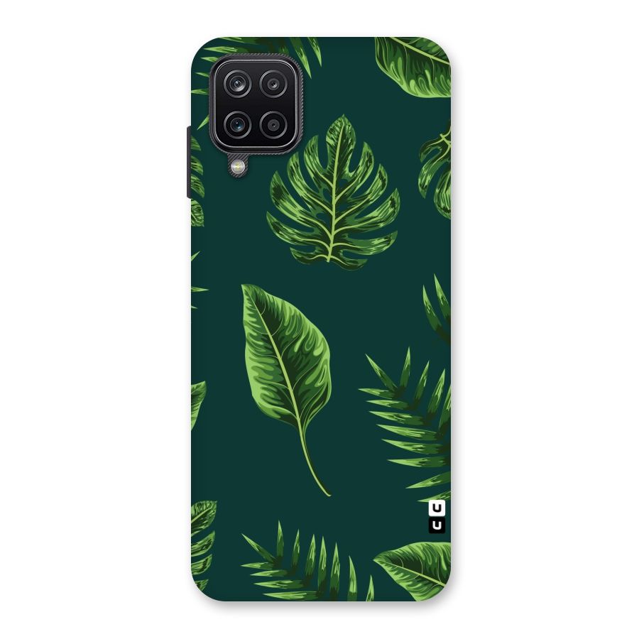 Green Leafs Back Case for Galaxy A12