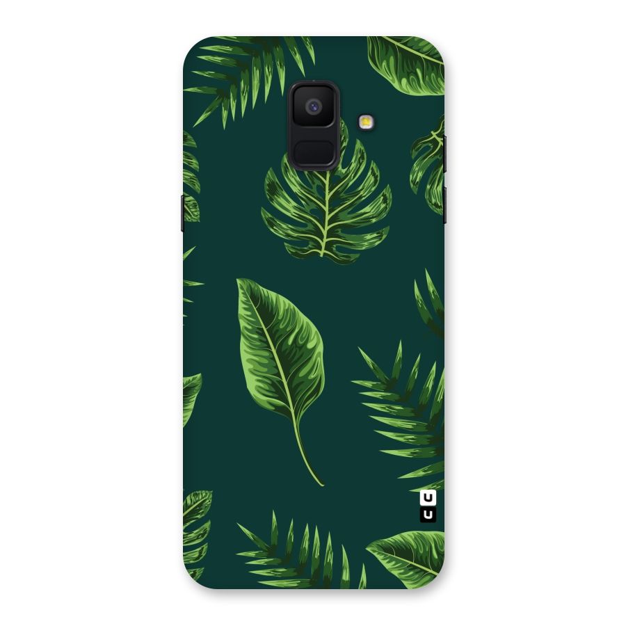 Green Leafs Back Case for Galaxy A6 (2018)