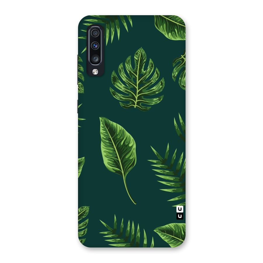 Green Leafs Back Case for Galaxy A70