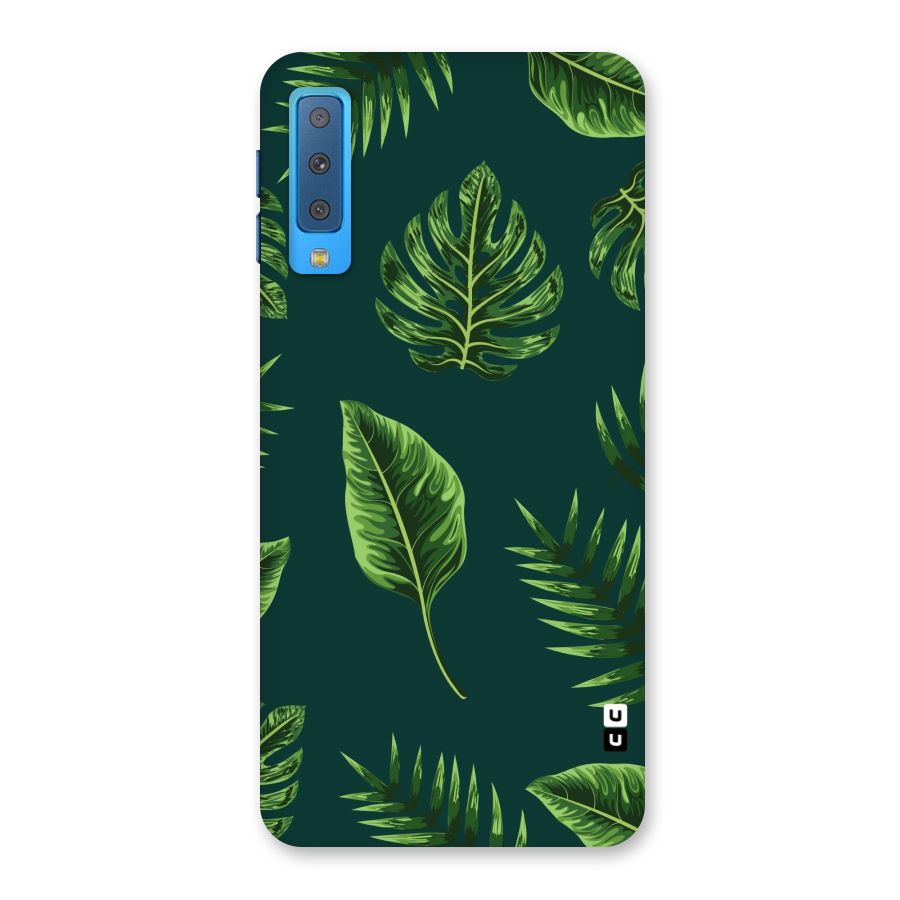 Green Leafs Back Case for Galaxy A7 (2018)