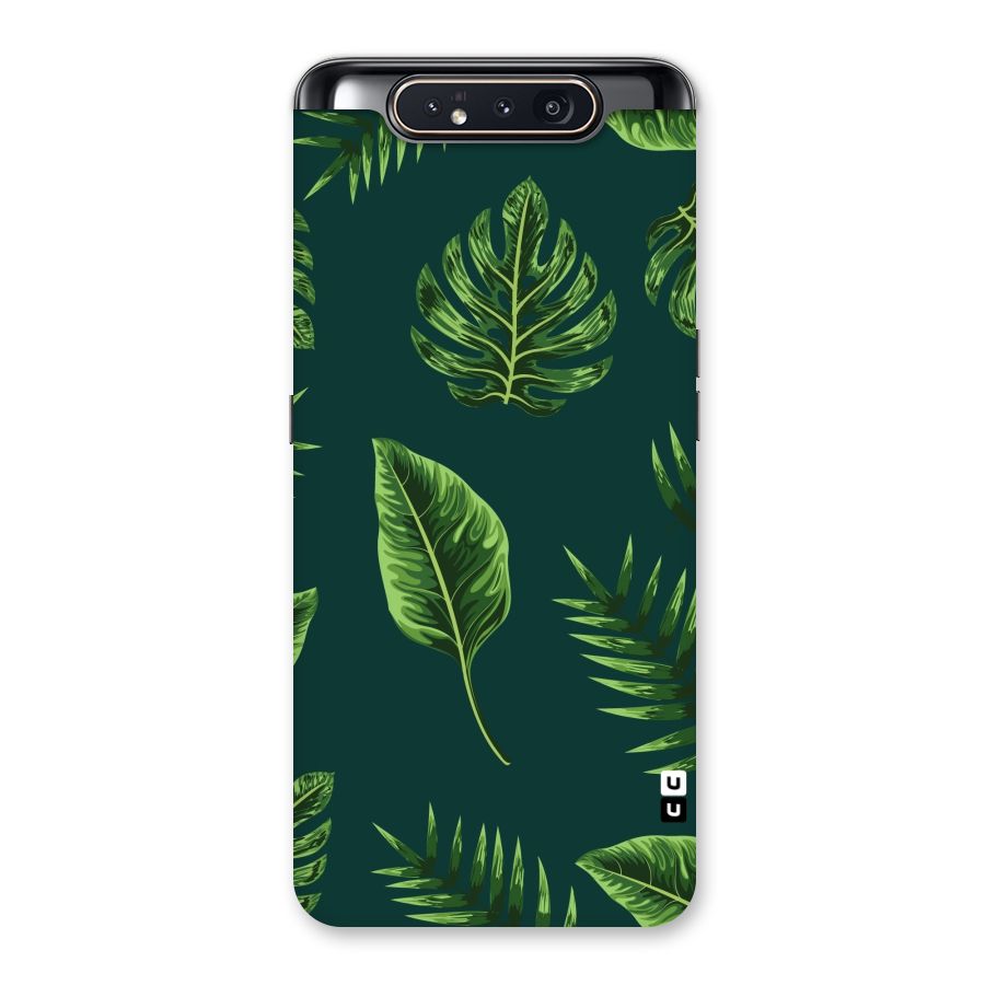 Green Leafs Back Case for Galaxy A80
