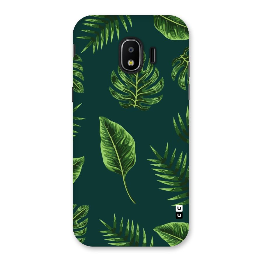 Green Leafs Back Case for Galaxy J2 Pro 2018