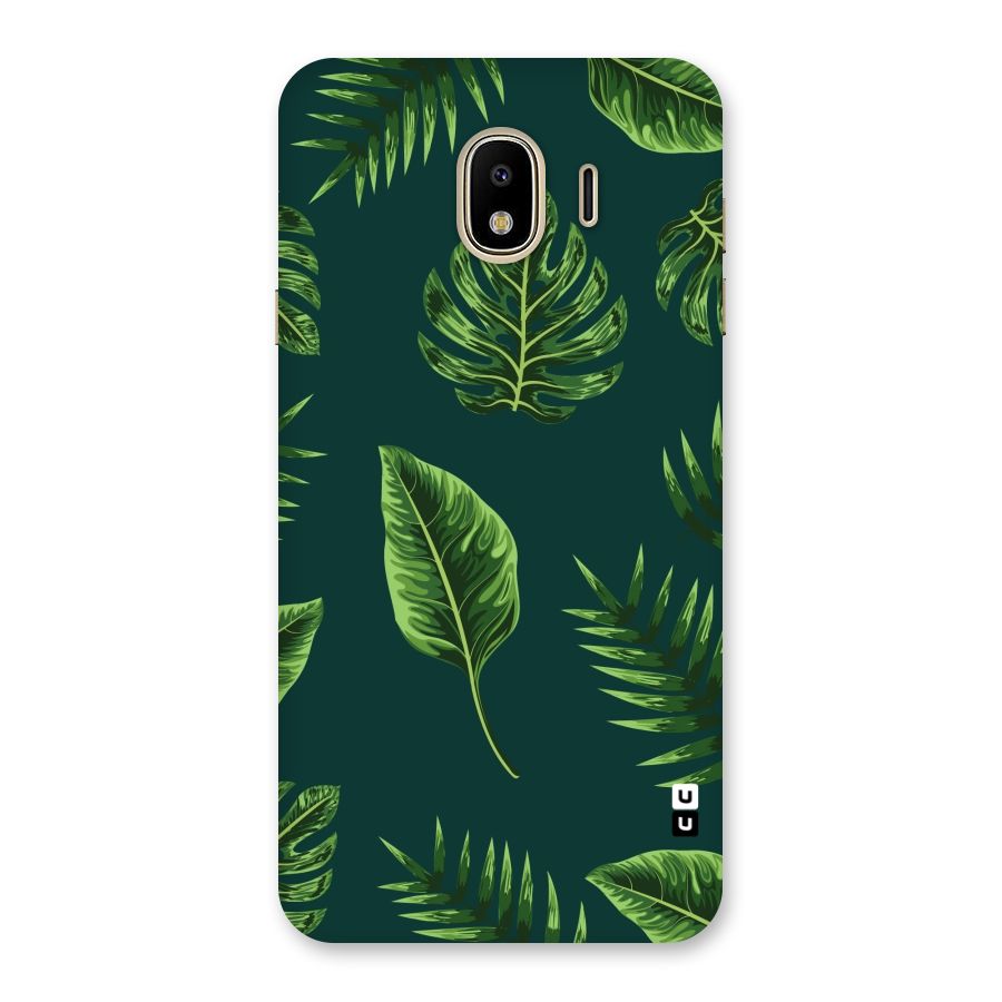 Green Leafs Back Case for Galaxy J4