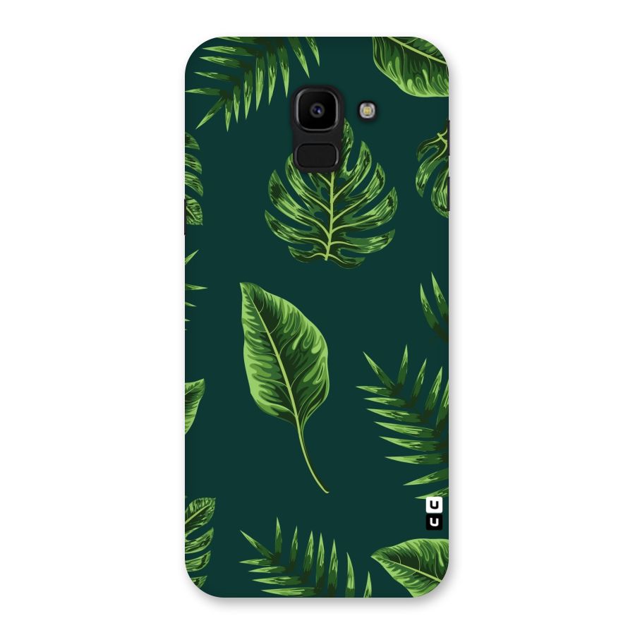 Green Leafs Back Case for Galaxy J6