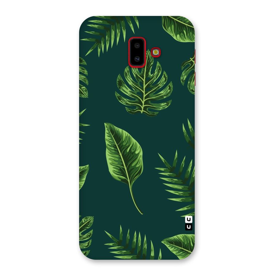 Green Leafs Back Case for Galaxy J6 Plus