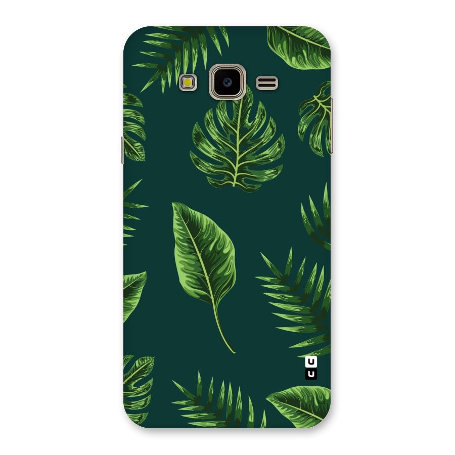 Green Leafs Back Case for Galaxy J7 Nxt