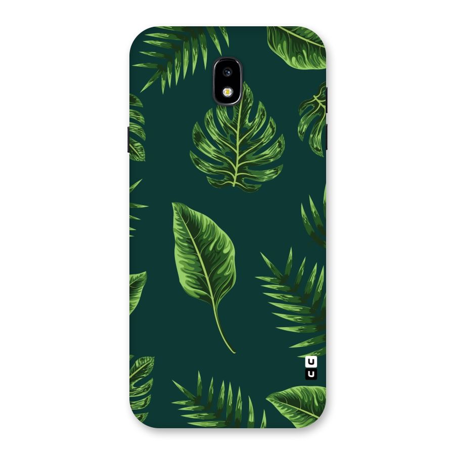 Green Leafs Back Case for Galaxy J7 Pro