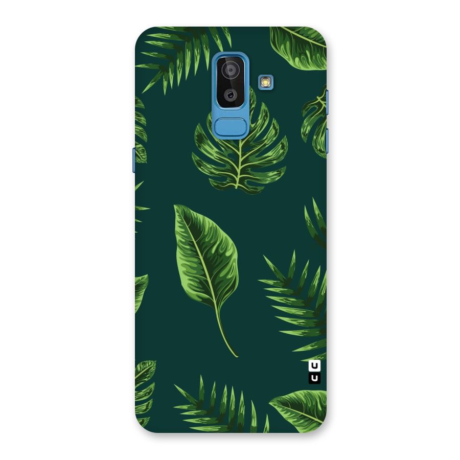 Green Leafs Back Case for Galaxy J8