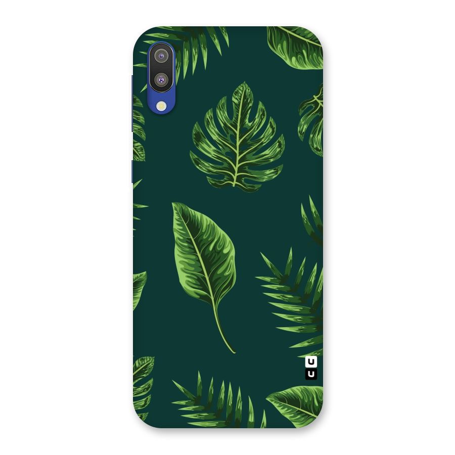 Green Leafs Back Case for Galaxy M10