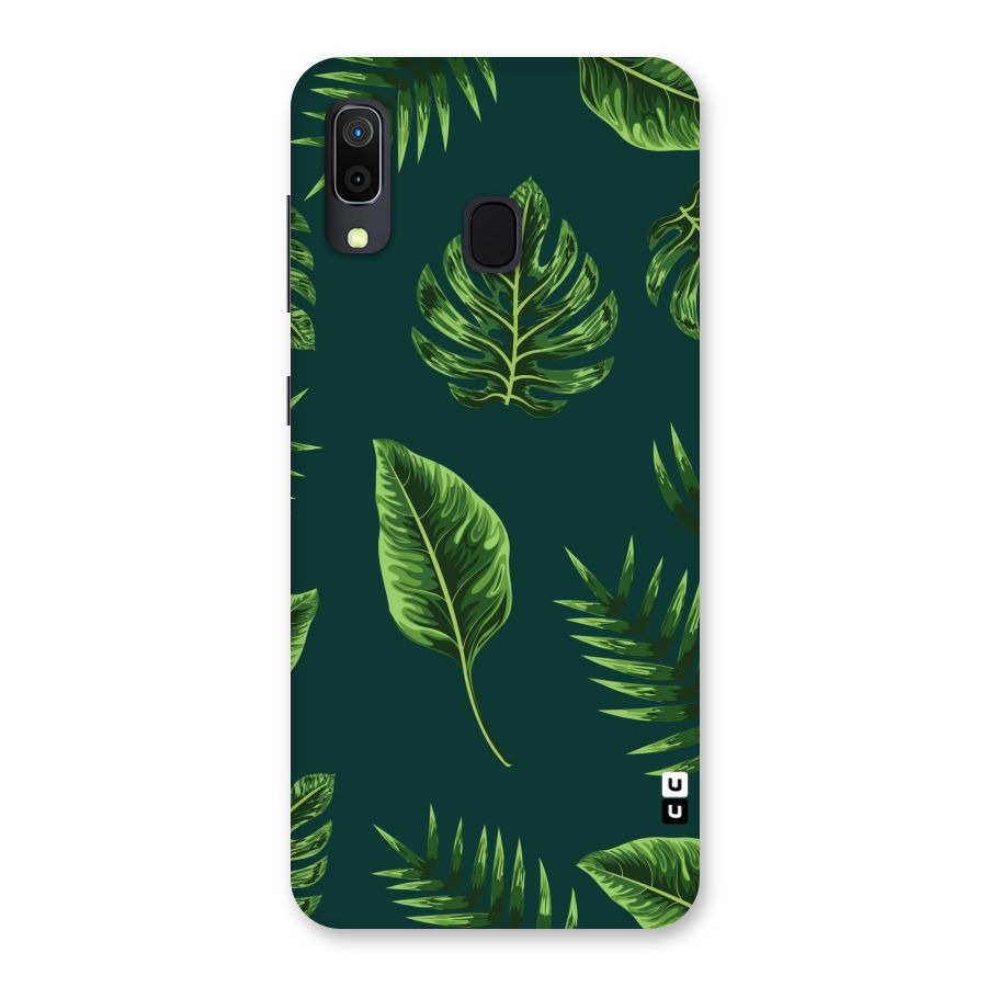 Green Leafs Back Case for Galaxy M10s