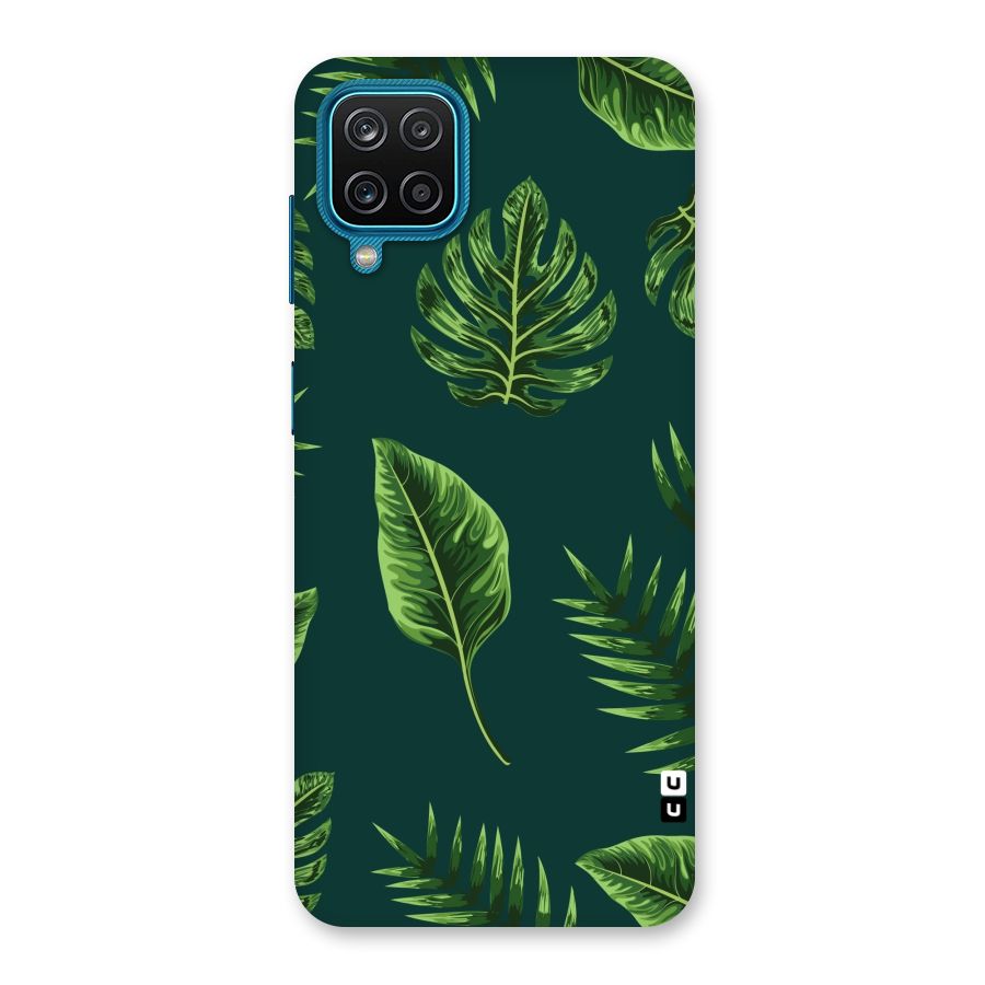 Green Leafs Back Case for Galaxy M12