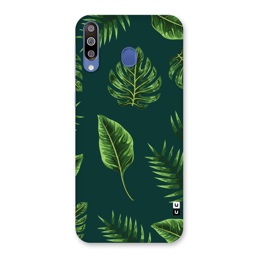Green Leafs Back Case for Galaxy M30