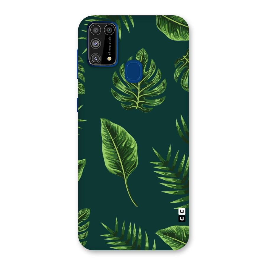 Green Leafs Back Case for Galaxy M31
