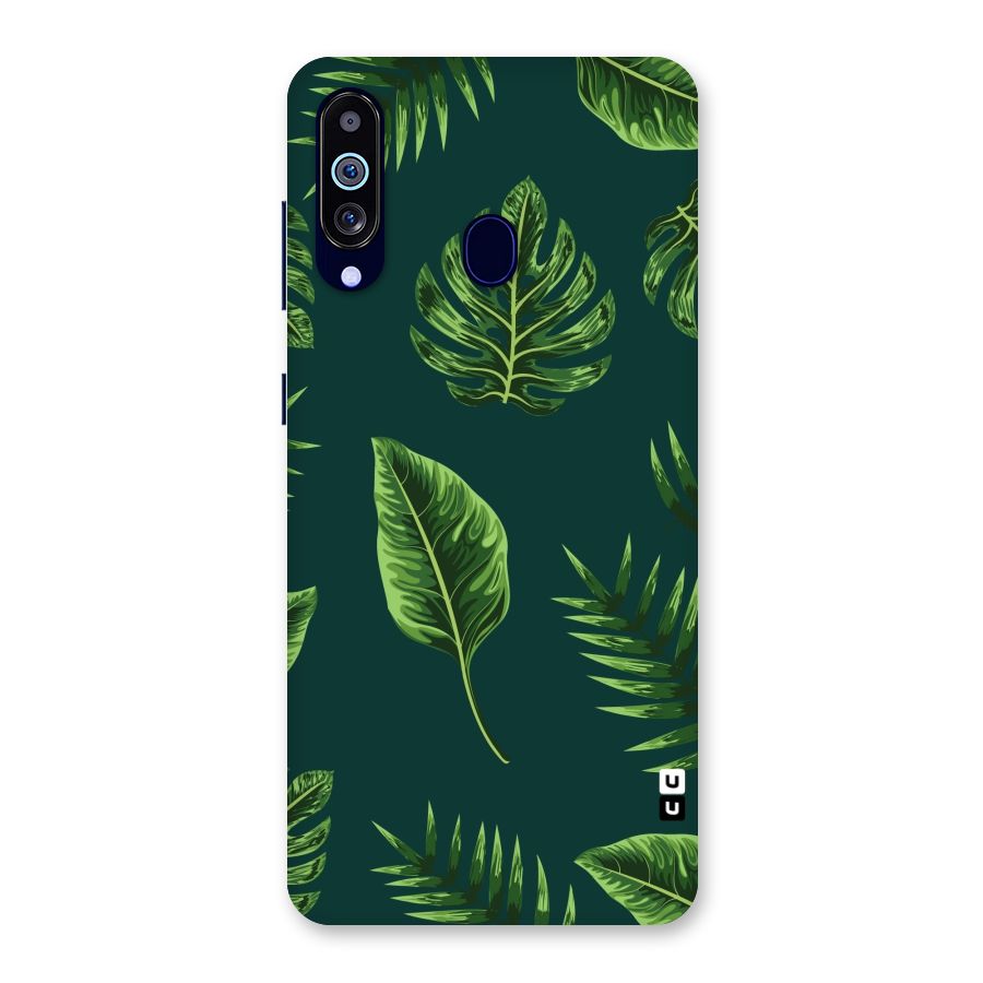 Green Leafs Back Case for Galaxy M40