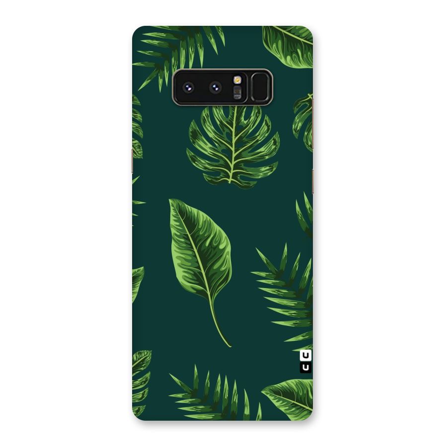 Green Leafs Back Case for Galaxy Note 8