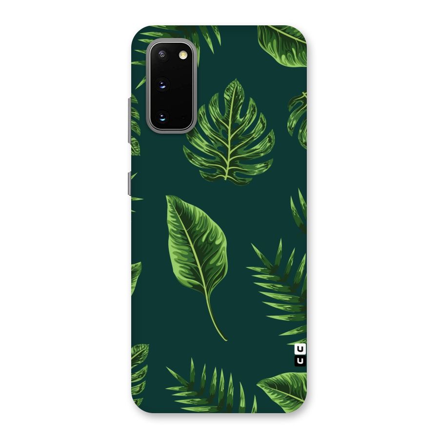 Green Leafs Back Case for Galaxy S20