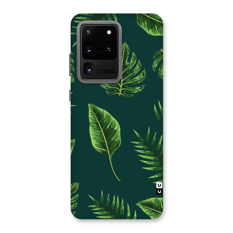 Green Leafs Back Case for Galaxy S20 Ultra