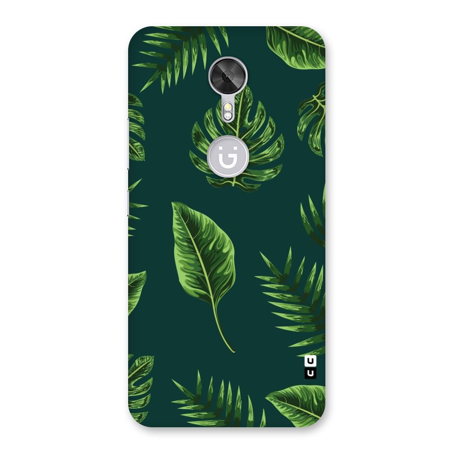 Green Leafs Back Case for Gionee A1