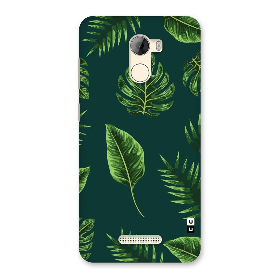 Green Leafs Back Case for Gionee A1 LIte