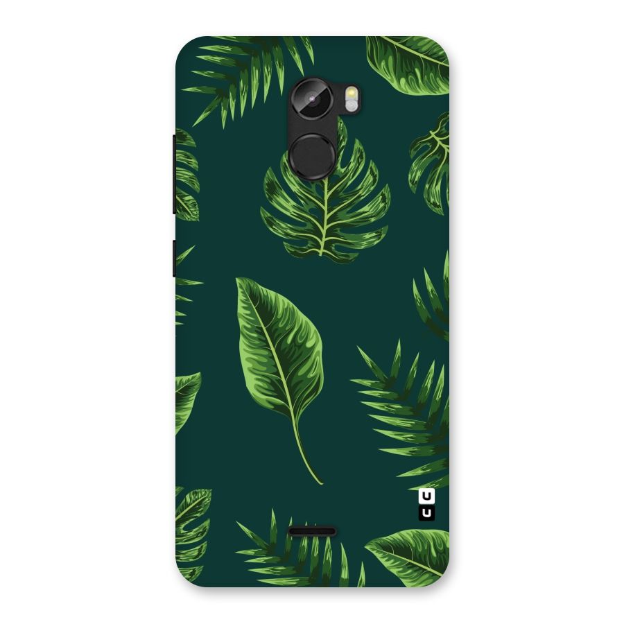 Green Leafs Back Case for Gionee X1