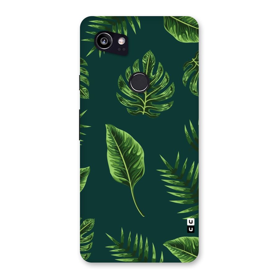 Green Leafs Back Case for Google Pixel 2 XL