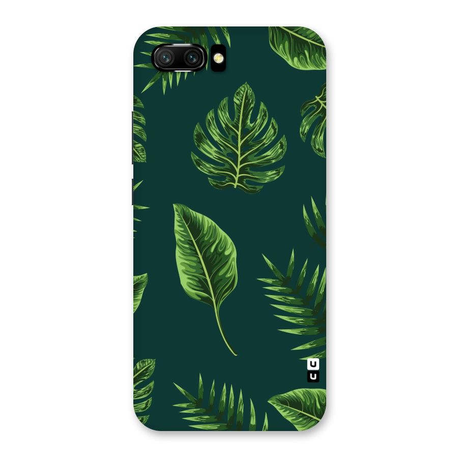 Green Leafs Back Case for Honor 10