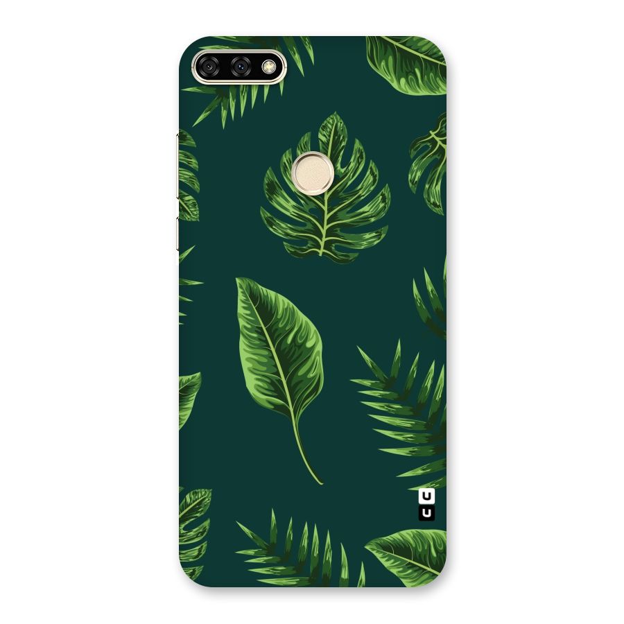 Green Leafs Back Case for Honor 7A