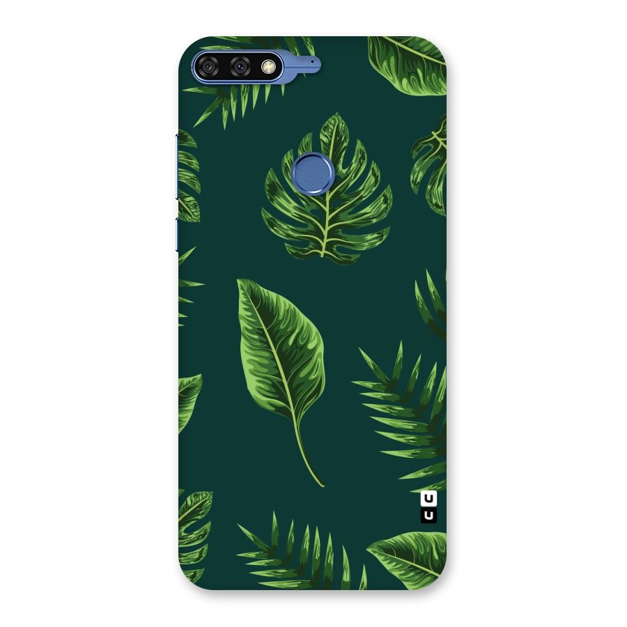 Green Leafs Back Case for Honor 7C