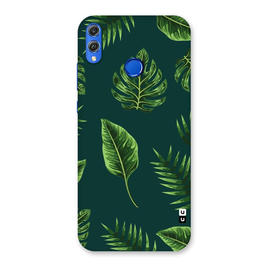 Green Leafs Back Case for Honor 8X